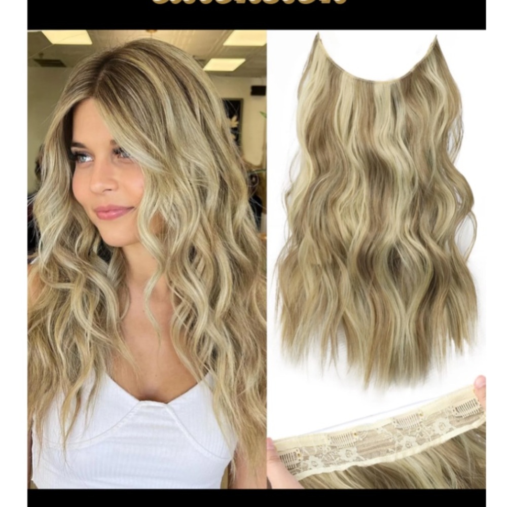 Blonde Wavy Hair Extensions